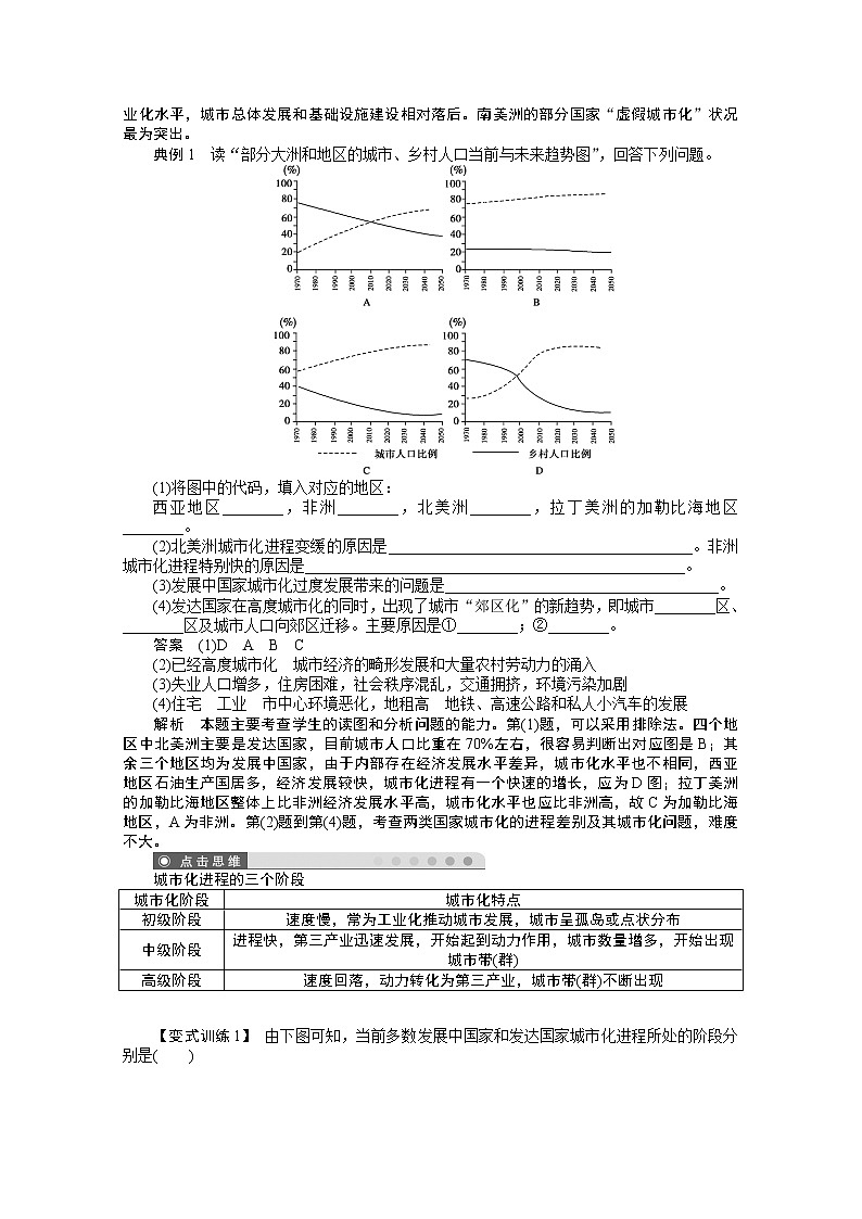 高中地理人教版选修4学案 1.2 城市化与城市环境问题03