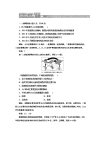 高中地理人教版 (新课标)必修2第一章 人口的变化第二节 人口的空间变化综合训练题