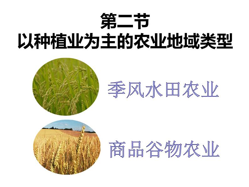 3.2以种植业为主的农业地域类型必修2人教版高中地理 课件01