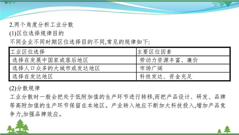 2021届高考地理总复习第21讲《工业地域的形成和工业区》PPT课件05