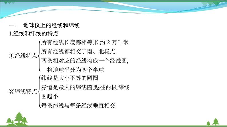 2021届高考地理总复习第1讲《地球仪和经纬网》PPT课件02