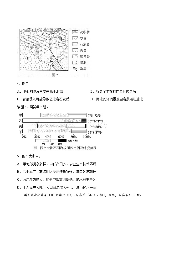 精编：2018年高考北京卷文综地理试题真题及答案解析（原卷+解析卷）02