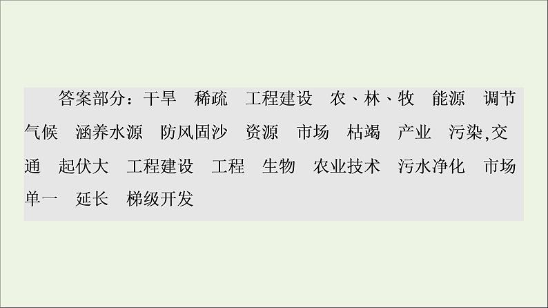 2021高考地理二轮复习第1部分专题知识突破9区域整治课件04