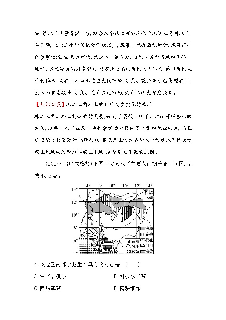 2018年高考地理（人教版）一轮复习课时作业提升练： 三十二 15.1区域农业发展——以我国东北地区为例 Word版含解析第2页