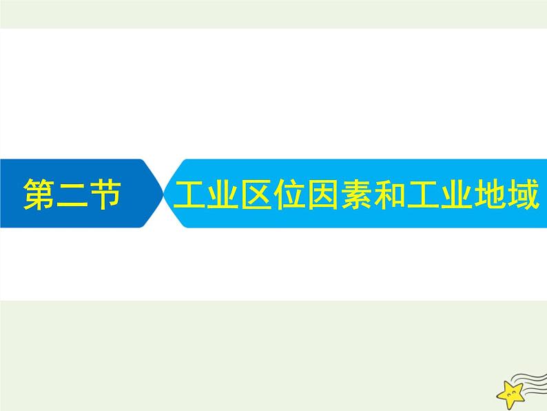 高考地理二轮复习第二部分专题二第二节工业区位因素和工业地域课件01