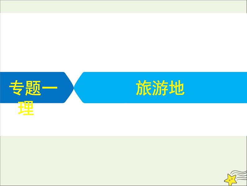 高考地理二轮复习第五部分专题一《旅游地理》课件第1页