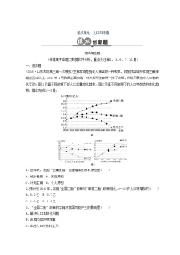 2018版地理高考二轮复习检测：第八单元 人口与地理环境 Word版含答案