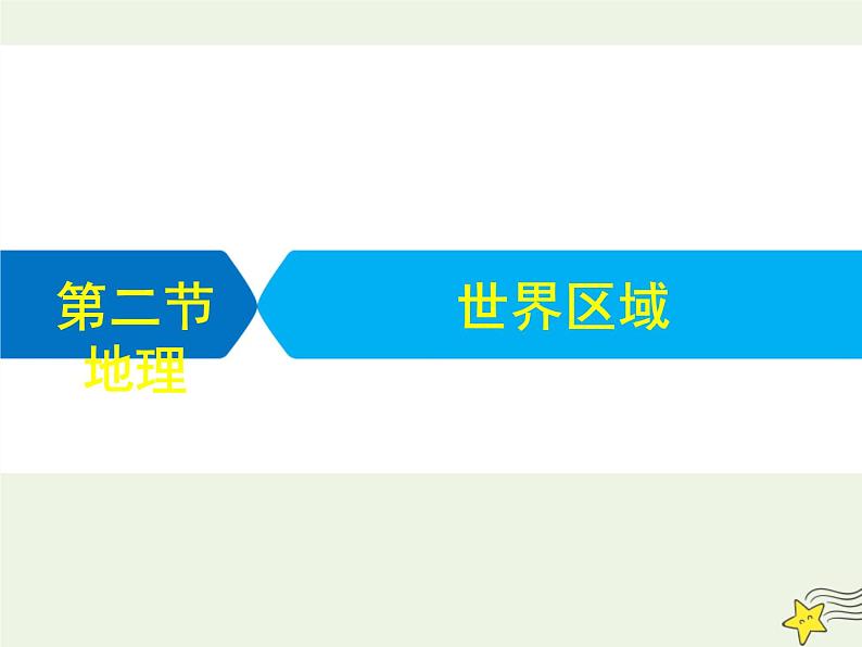 高考地理二轮复习第四部分专题一第二节《世界区域地理》课件01