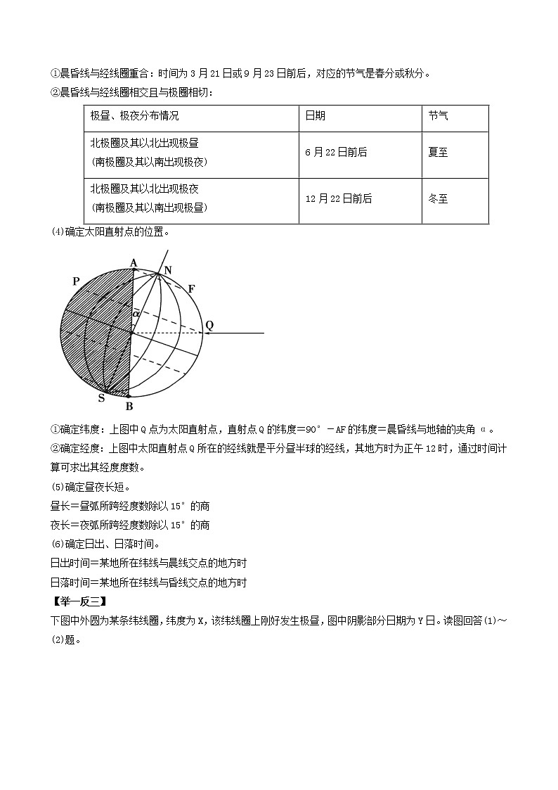 专题04 地球的自转-2018年高考地理热点题型和提分秘籍 Word版含解析03