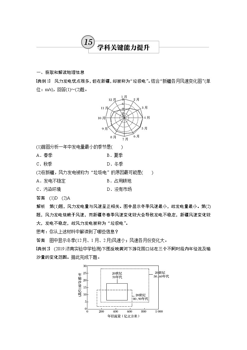 20届高考地理一轮复习讲义 必修③ 第3章 学科关键能力提升1501