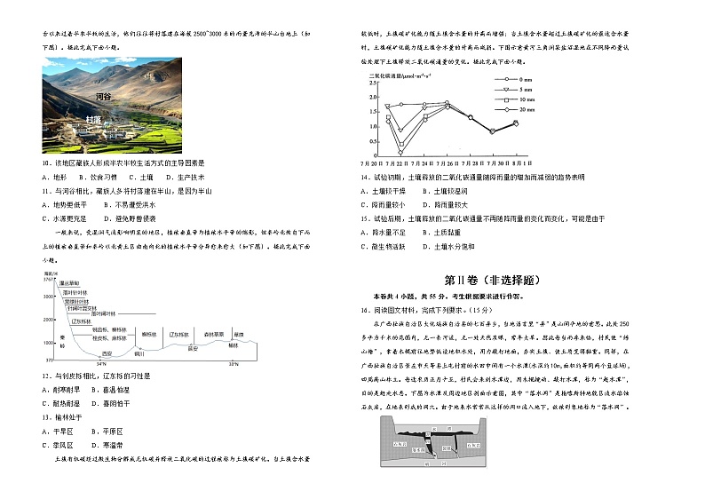 山东省（新高考）2021届高三第二次模拟考试卷 地理（一）（详解）02
