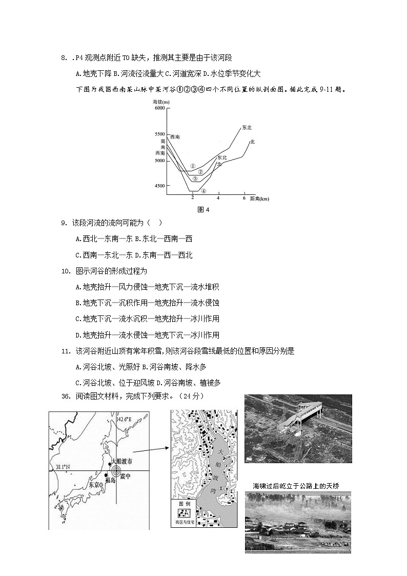 2021届全国卷之Ⅰ高考压轴卷之文综地理Word版含答案解析第3页