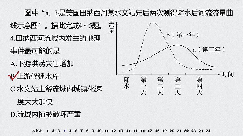 2021届高中地理新教材同步选择性必修第二册 第二章 资源、环境与区域发展章末检测试卷(四)第6页