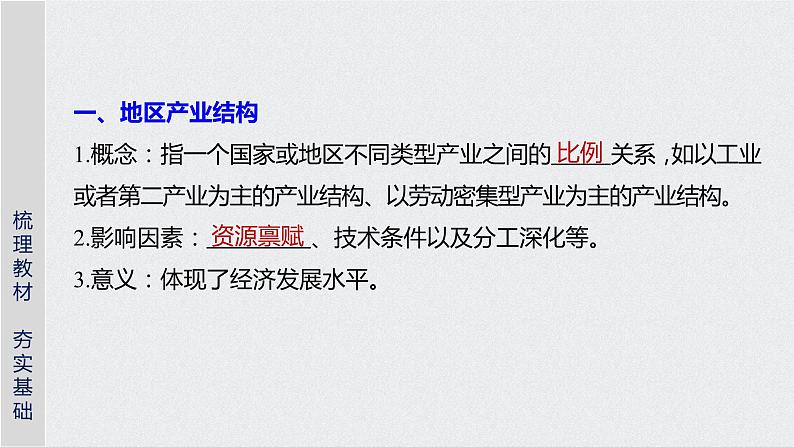 2021届高中地理新教材同步选择性必修第二册 第3章 第二节　地区产业结构变化第4页