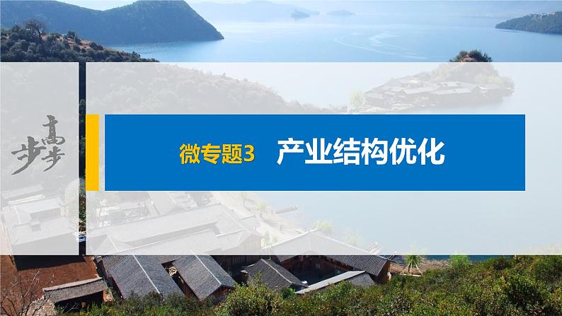 2021届高中地理新教材同步选择性必修第二册 第3章 微专题3　产业结构优化第1页