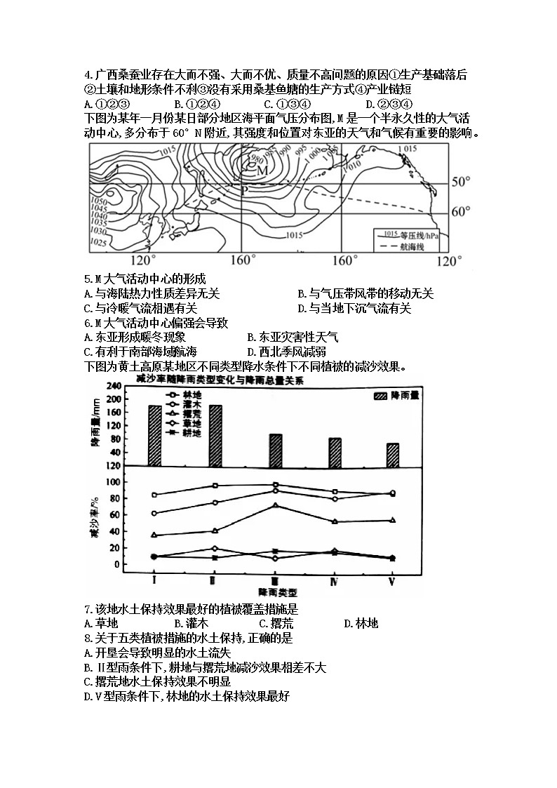 内蒙古2021届呼和浩特二模试卷（含答案）02