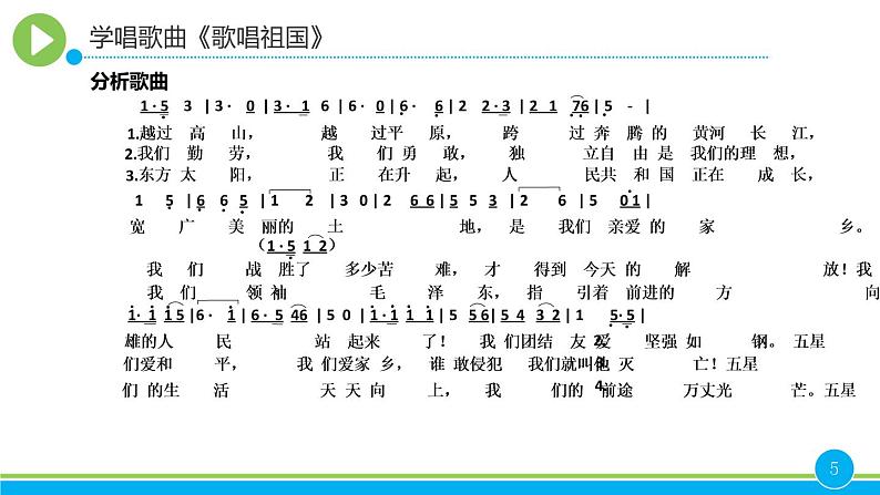 《祖国颂歌》第1课时课件PPT05