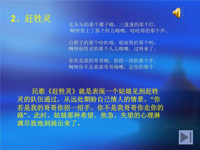 人音版高中《音乐鉴赏》2第二节  高亢的西北腔课件04