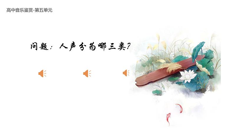 高中音乐 鉴赏 第五单元《诗乐相彰》第九节 独唱曲 课件03