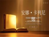 棕色简约安娜卡列尼娜导读PPT