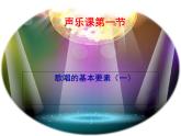 人音版高中音乐选修《歌唱》第2单元《歌唱的基本要素(一) 发声与气息》(2)课件