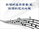 人音版高中音乐选修《歌唱》第6单元《歌唱的基本要素(五) 歌唱的艺术处理》(2)课件