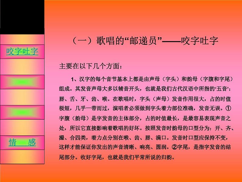 人音版高中音乐选修《歌唱》第7单元《歌唱的基本要素(六) 歌唱的整体协同运动》(2)课件04