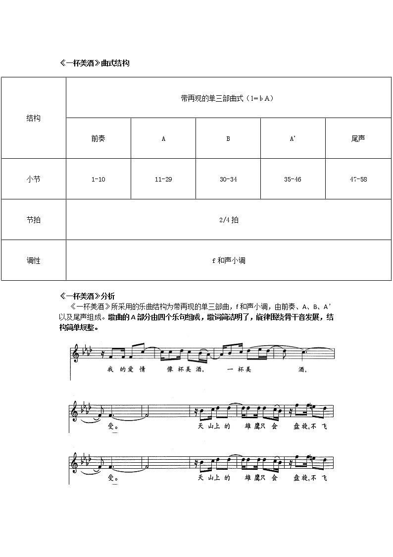 第一单元 第1节 音乐要素及音乐语言 教案02