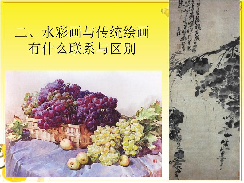 人美版高中美术必修《绘画》 第6课 水彩画（课件）第4页