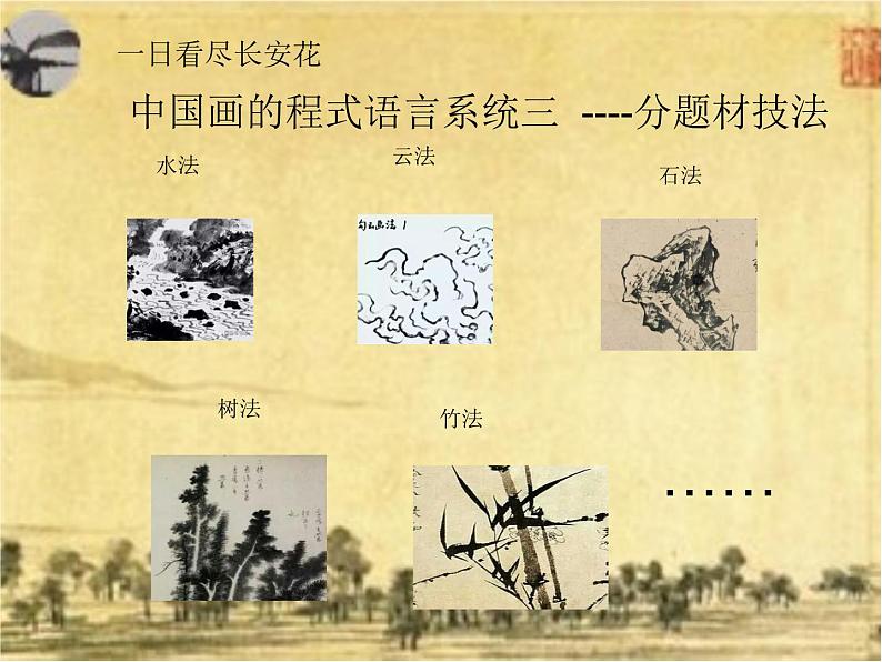 人教版高中美术选修：绘画 中国画的艺术境界和艺术语言 课件第7页