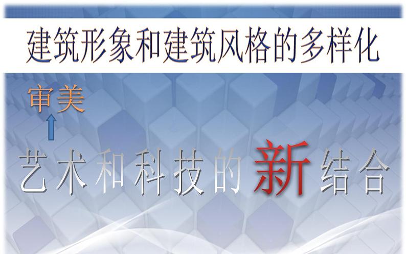 人教版高中美术选修：美术鉴赏 第九课 艺术和科技的新结合——现代建筑(2) 课件第6页