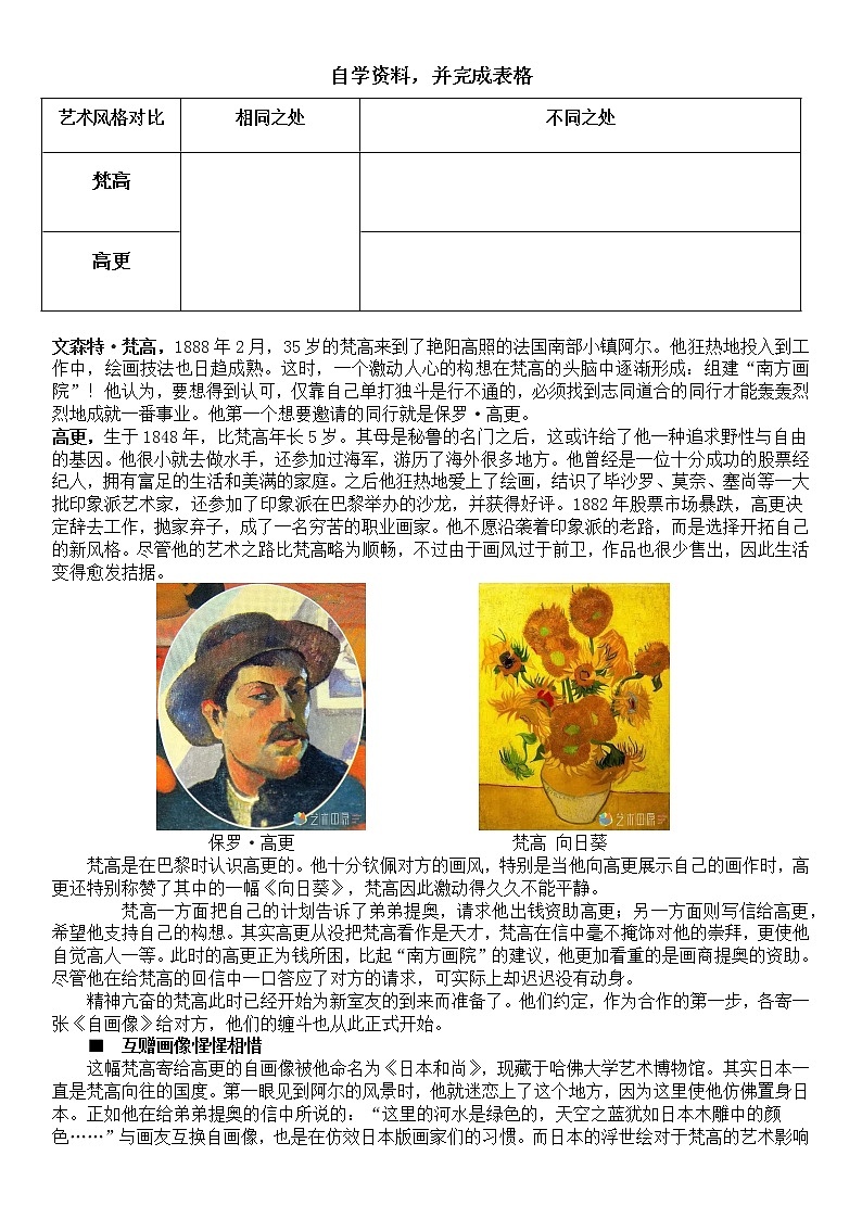 高中美术 《美术鉴赏》  人类生活得真实再现--外国古代绘画撷英教案01