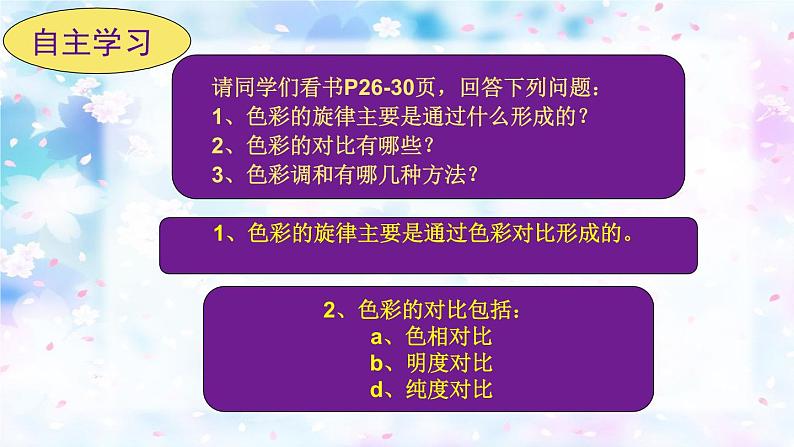 湘美版美术 绘画  2.2奏响色彩的旋律  课件第7页