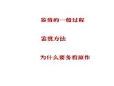 2 感知與判斷 美術鑒賞的過程與方法課件PPT