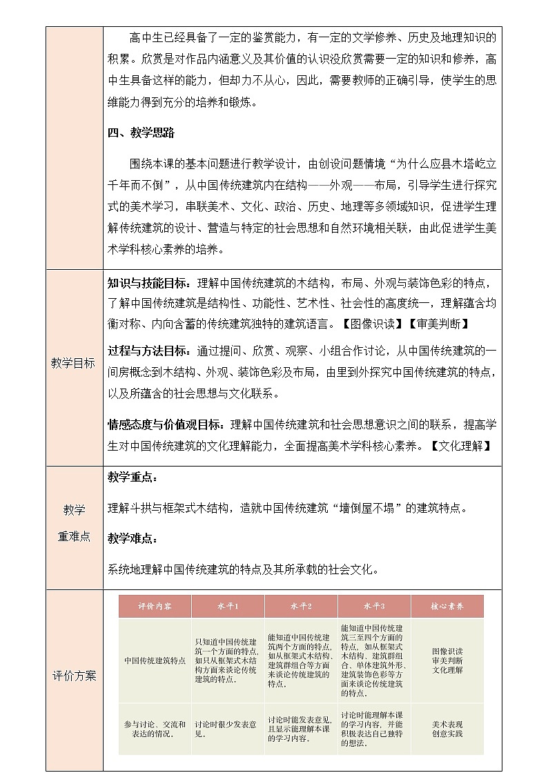 华夏意匠——中国传统建筑 教案02