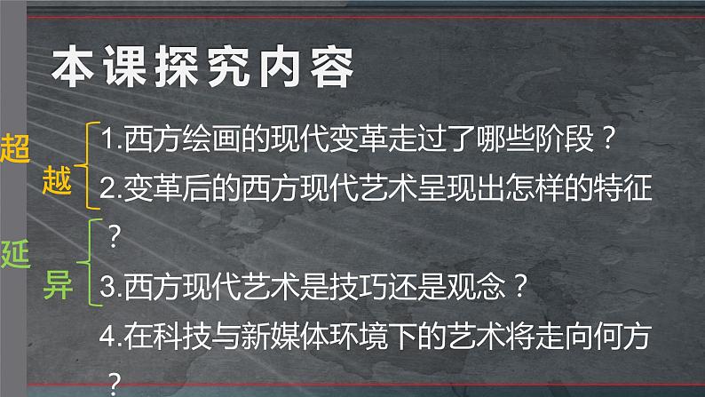 2.4 超越与延异——西方现代艺术 课件-2023-2024学年高中美术人美版（2019）美术鉴赏03