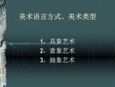 高中美术人美版 必修 美术鉴赏 2美术家是如何进行表达的 美术作品的艺术语言 课件  (共50张PPT)
