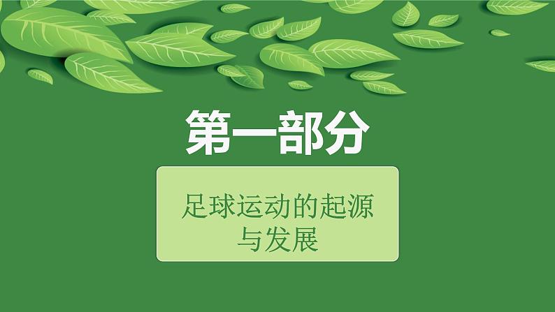 人教版高中体育8.1 足球概述 课件第3页