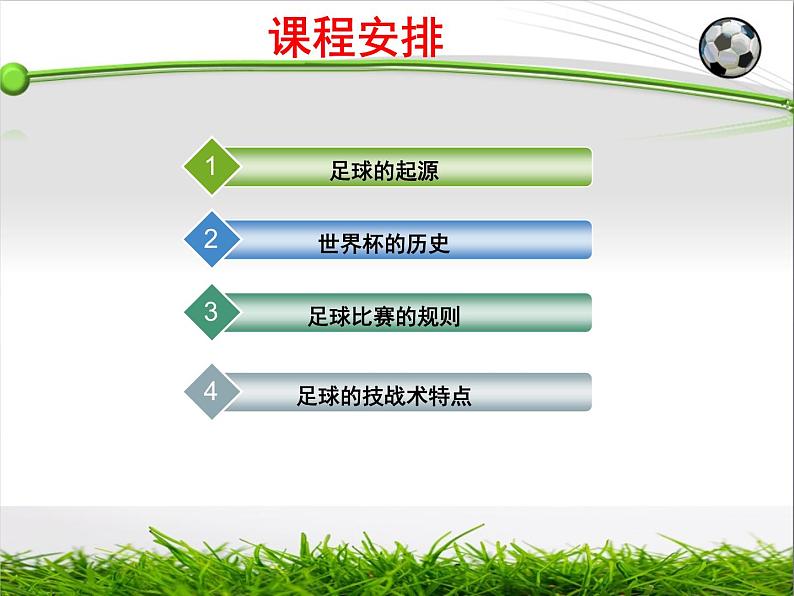 人教版高中体育8.1 足球运动欣赏 课件第2页