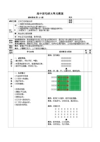 人教版 (2019)全一册第五节 羽毛球教案设计