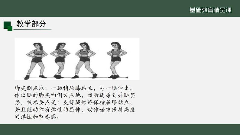 四川眉山天府新区实验中学2024高三年级全一册第一章非高考科目教学设计“《健美操基本步伐教学》”.docx课件PPT第8页