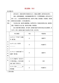 河北省邢台市中考语文模块复习总结第五模块作文素材