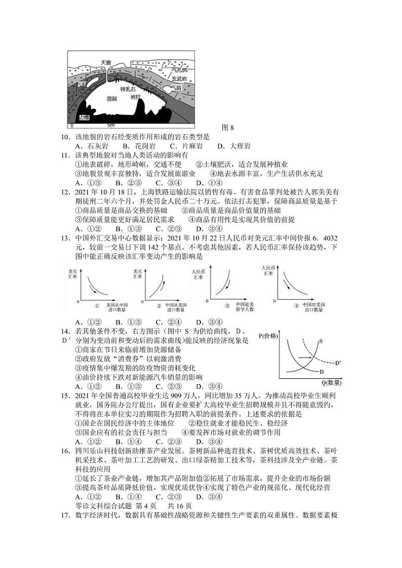 2022届四川省眉山市仁寿县高三上学期11月零诊考试文科综合试题（PDF版含答案）03