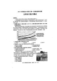 河南省六市（漯河）2021届高三下学期3月第一次联考文科综合试题含答案