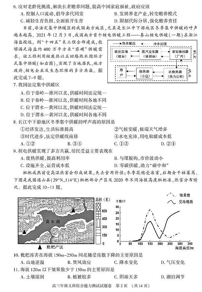 2022芜湖高三下学期二模试题文综PDF版含答案（可编辑）02
