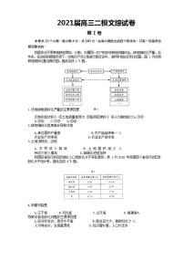 2021年郑州市高三二模文综试卷+答案