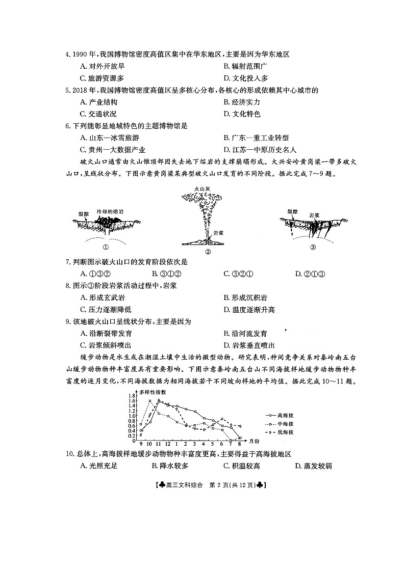 2022届内蒙古自治区通辽市高三下学期4月模拟考试文科综合试题（PDF版）02