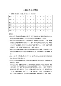 2022届云南省师范大学附属中学高三下学期高考适应性月考卷（十）文综试题及答案