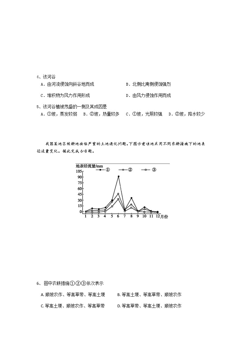 2021内江六中高三下学期第七次月考文综试题含答案第2页