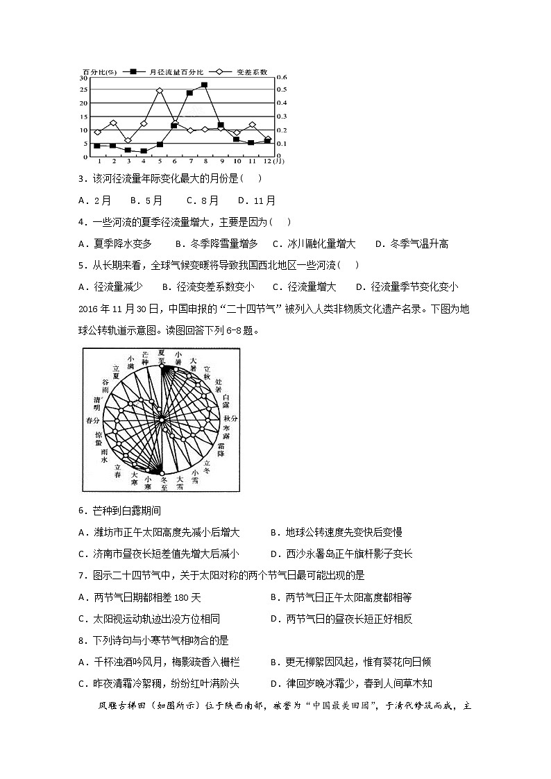2020遂宁射洪中学高三下学期第一次在线月考文科综合含答案第2页